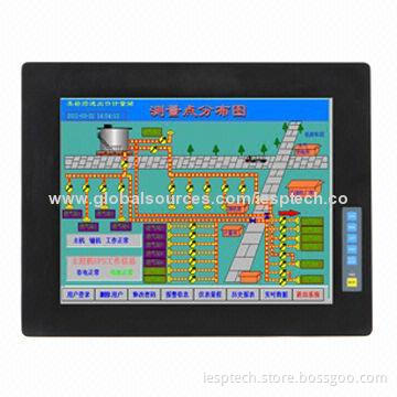 8-inch Industrial LCD PC Monitor,USB/RS232 Touchscreen, VESA & Panel Mount, 12V DC IN, OEM/ODM